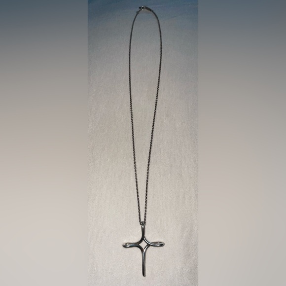 Tiffany & Co. Elsa Peretti Open Infinity Cross, Sterling Silver - Picture 2 of 6